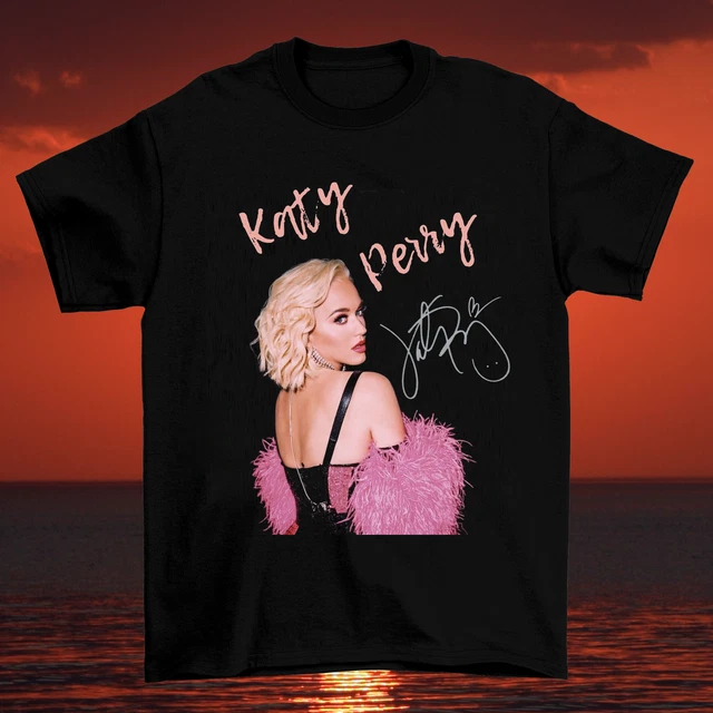 Katy Perry Music Lover Heavy Cotton All Size Unisex Black TShirt