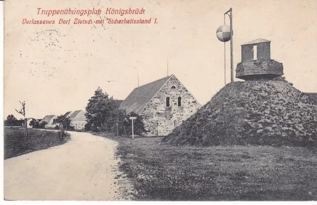 Ancienes Ak ,Truppenübungsplatz Roi Verlassenens Dorf Courrier Militaire 1915 57