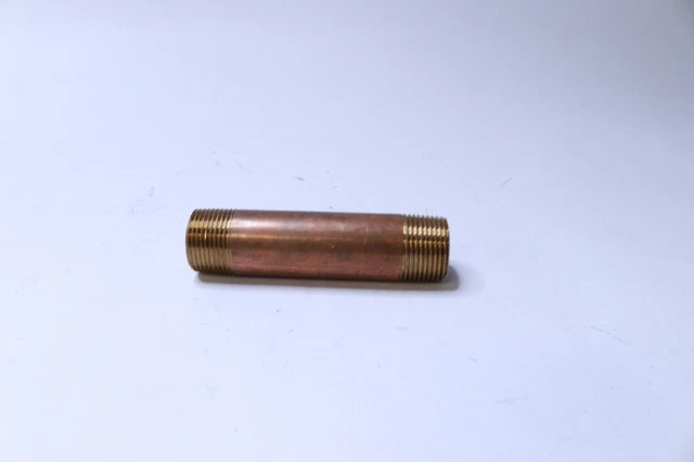 Pipe Nipple Red Brass 3/4" x 4" 464-040XGR