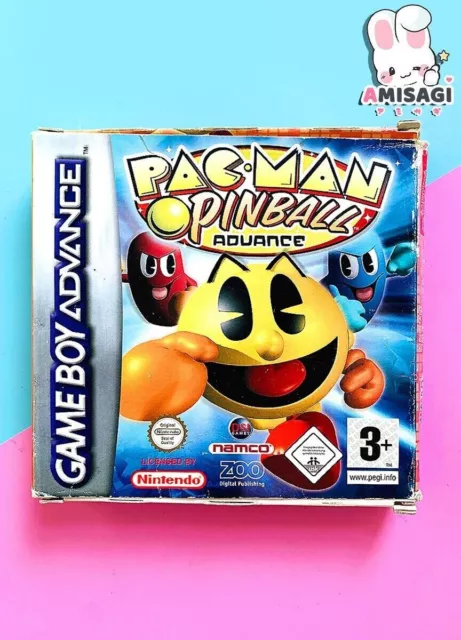 Pac-Man Pinball Avancer - Nintendo Jeu boy Avancer Jeu Retro Namco Pal Bien