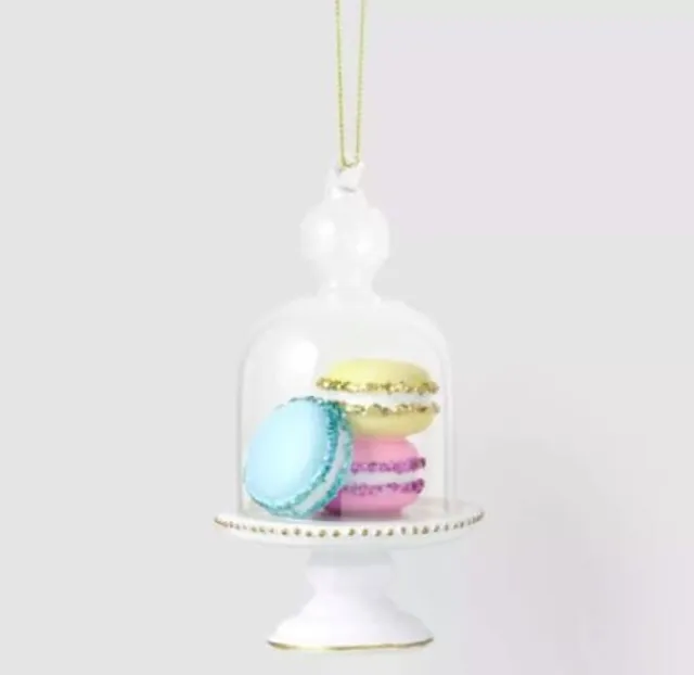 Target Wondershop Glass Macaron Cookies Christmas Tree Ornament 2022 NEW
