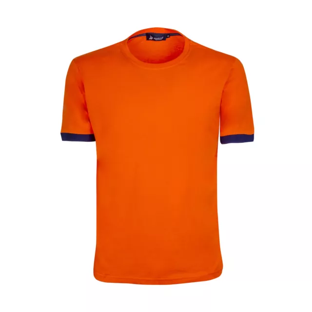 T-Shirt Uomo Da Lavoro Manica Corta Granleo Magliette 100% Cotone S-3Xl 5