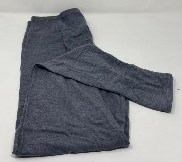 Cuddl Duds Womens Solid Gray Lounge Softwear Stretch Pull On Pants Size Medium
