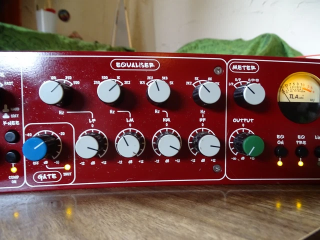 Fatman Compressor TLA FATMAN FAT Funker Valve preamp/compressor/EQ for guitar .With ...