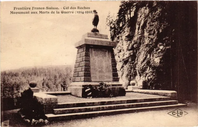 CPA AK Col des Roches - Monument to the War Dead (486727)