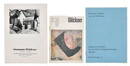 HERMANN GLÖCKNER (1889-1987)  3 seltene Publikationen  1968, 1982 und 1984!
