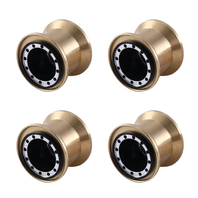 4Pcs Bague de Serrage en Laiton MéTal 1.0 Moyeu de Roue de Jante de Roue pour U7