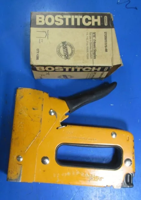 Bostitch PC4000 PowerCrown  Stapler with Partial box of 9/16" Staples