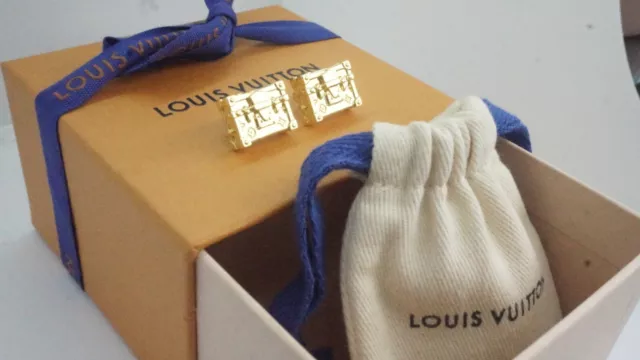 Louis Vuitton planète LV Nanogram Chouchou Gold Silver Brass