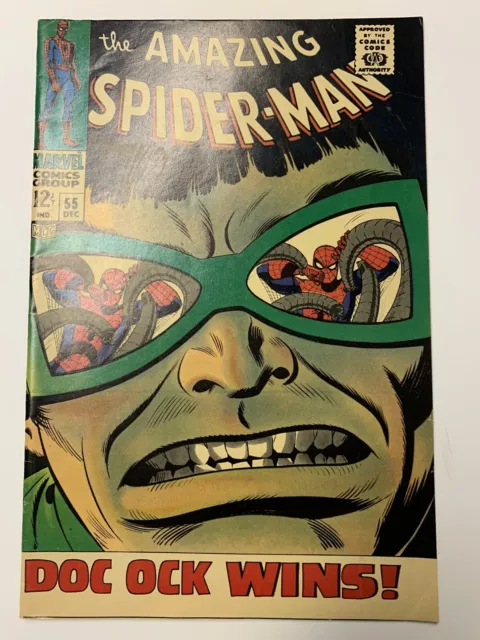The Amazing Spider Man #55 Marvel Comics Silver Age .12 cent December 1967