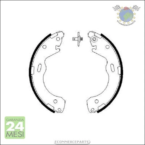 Kit Ganasce Freno Bosch per FORD MAVERICK MAZDA PREMACY 626 P
