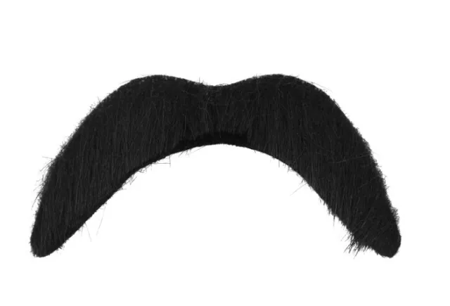 FAKE 70's MOUSTACHE MEXICAN SCOUSE TASH COSTUME STICK ON STAG FANCY DRESS