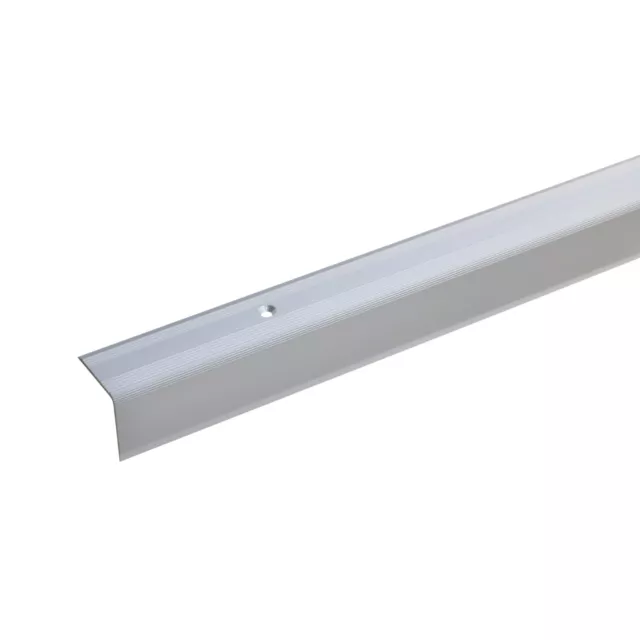 27x27mm Treppenwinkel gebohrt Stufenkantenprofil Aluminium Treppenkante Profil