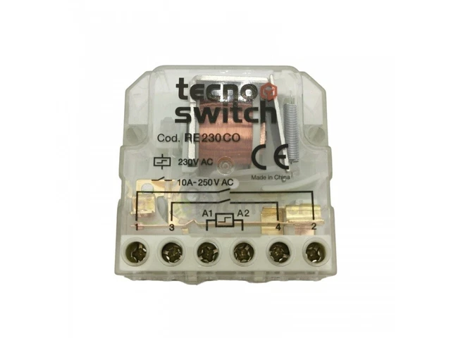 Relè 10A/250Vac Relè Elettromeccanico Ad Impulsi 230V - Interruttore Passo Passo Per Impianti Domestici Relè Elettromeccanico 230V - Foto 12