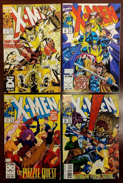 X-Men Volume 2 Lot of 4 #19 20 21 23 1993 Marvel Comics Wolverine Gambit Rogue