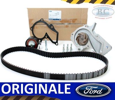 ContiTech Kit distribuzione Ford Fiesta 1.6 tdci Focus C-Max Fusion pompa acqua originale 