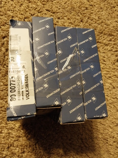 4x Upgraded KOLBENSCHMIDT OEM Piston Ring Sets For AUDI A4 VW GLi GTi 2.0T 1.8T