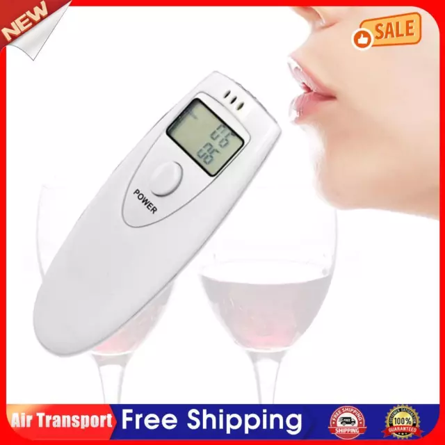 Professional Alcohol Tester LCD Display Battery Powered for Alcohol Detection AU