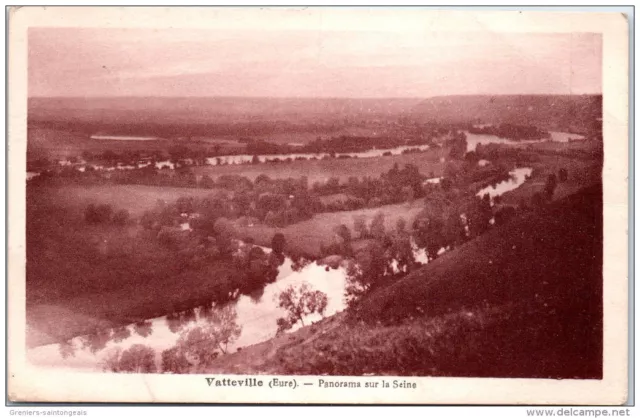 27 VATTEVILLE - panroama sur la seine