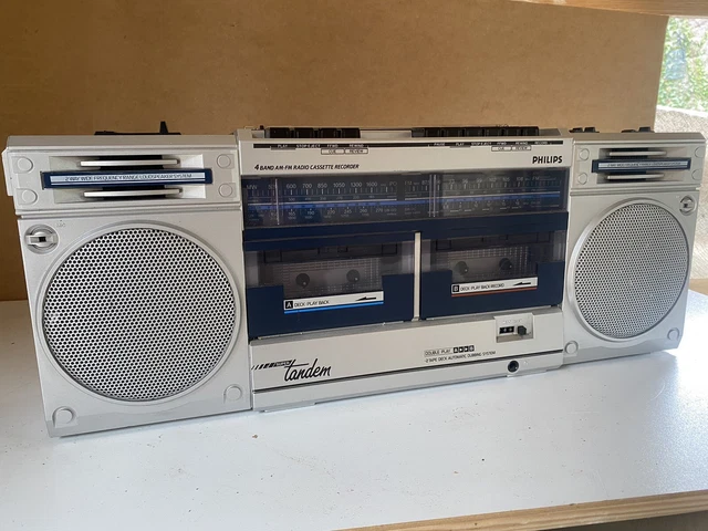 Boombox Philips D6530 - Enregistreur Et Lecteur Cassette - Très Haute Qualité, Garantie à Vie