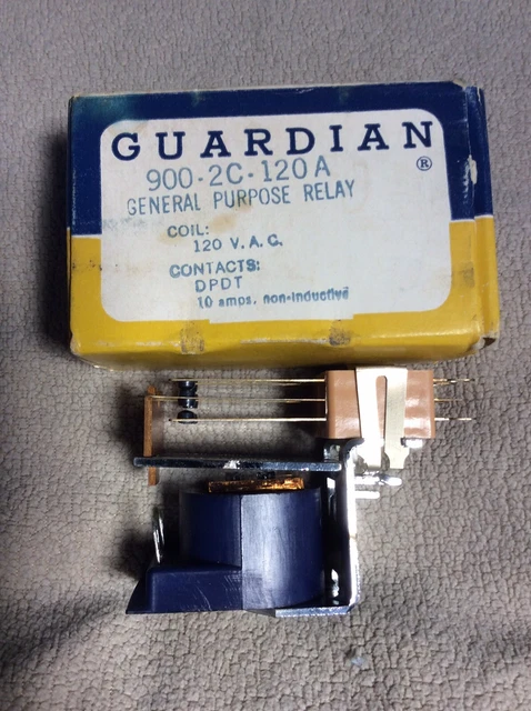 Guardian 900-2C-120A Relay NEW in Box - Quantity 1