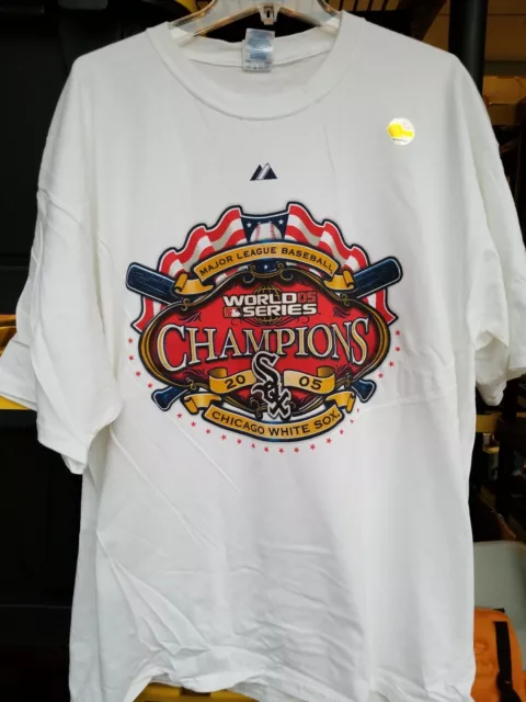 Chicago White Sox 2005 World Series Champion Shirt Short Sleeved NEW