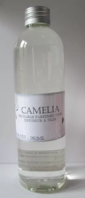 Recharge Pour Capilla / Diffuseur A Tiges - Solution Parfumee *Camelia* - 260 Ml