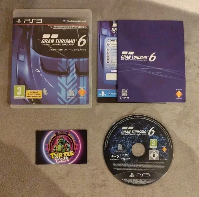 Gran Turismo 6 Édition Anniversaire PS3 - Version Française - Complet Avec Boîtier Et Notice - Bon état
