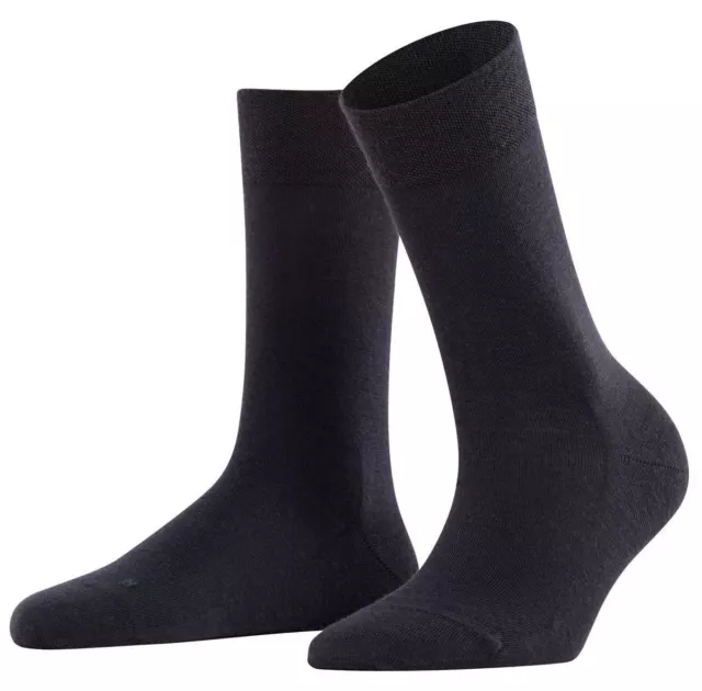 Falke Womens Sensitive Berlin Socks - Dark Navy