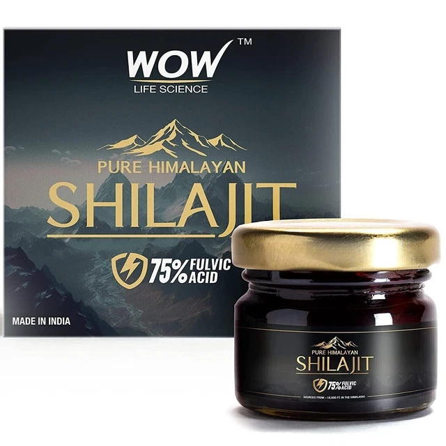 Shilajit Résine Pure De L'Himalaya - Lot De 2 - 100% Naturelle - Liquide - Neuf