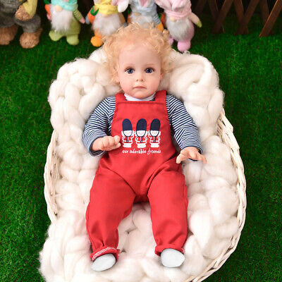 22in Lifelike Reborn Baby Dolls Silicone Soft Body Toddler Toy Christmas Gift