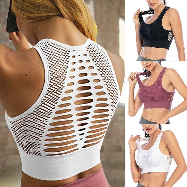 Damen Push up Sport BH Bra Unterwäsche Damen Slim Fit Fitness Yoga Bustier Tops