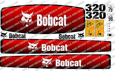 Bobcat Bobcat 320D Mini Bagger Aufkleber Satz 