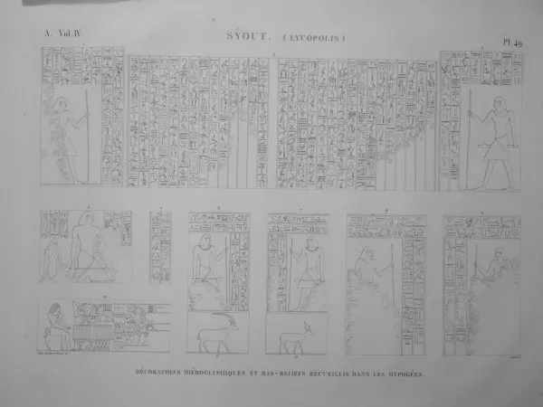 Gravure Originale DESCRIPTION EGYPTE Empire ROZIERE