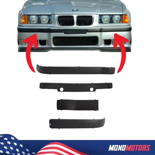 FRONT BUMPER TRIM For Bmw E36 3 Series M3 Bumper Molding Trim Full Set