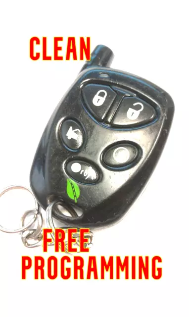 Clean Orbit Black Keyless Remote Start Car Key Fob Transmitter Alarm Nahtdk4