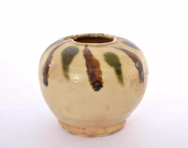 Chinese Tang Sancai Glazed Pottery Pot Vase