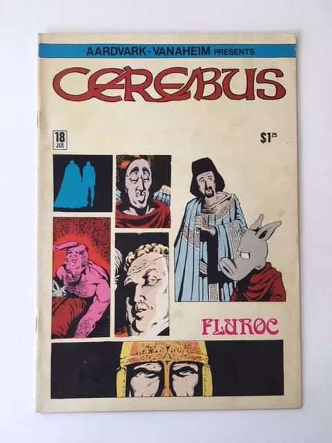 Aardvark Vanaheim Press Cerebus the Aardvark #18 Vol 1 July 1980 Dave Sim VF BIN