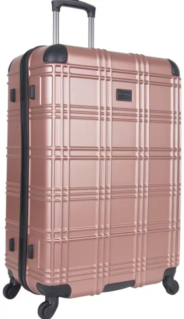 Ben Sherman Luggage Nottingham 24" Rose Gold 4-Wheel Luggage. BRAND NEW!