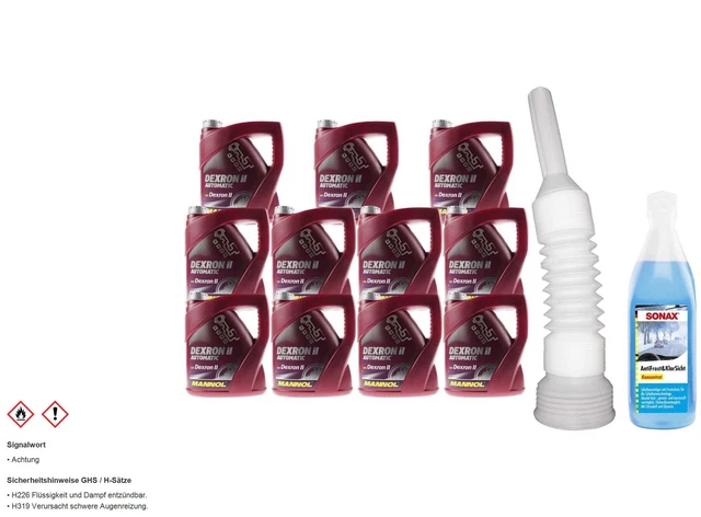 44L mannol Huile pour Boîte à Vitesse Automatique Dexron II Automatic Tuyau +
