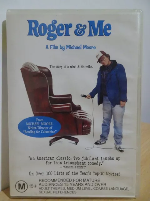Roger & Me  ~ Ex Rental DVD  ~ Region 4  ~ (091022)