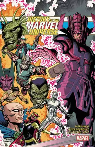 History Of The Marvel Universe Treasury Edition by Mark Waid: Used