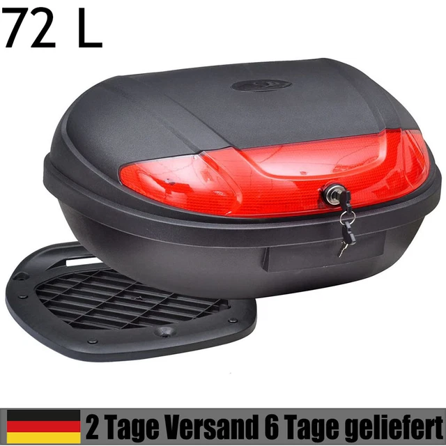 Universele motorkoffer Top Case Motorfiets Scooter Quad Koffer Zwart
