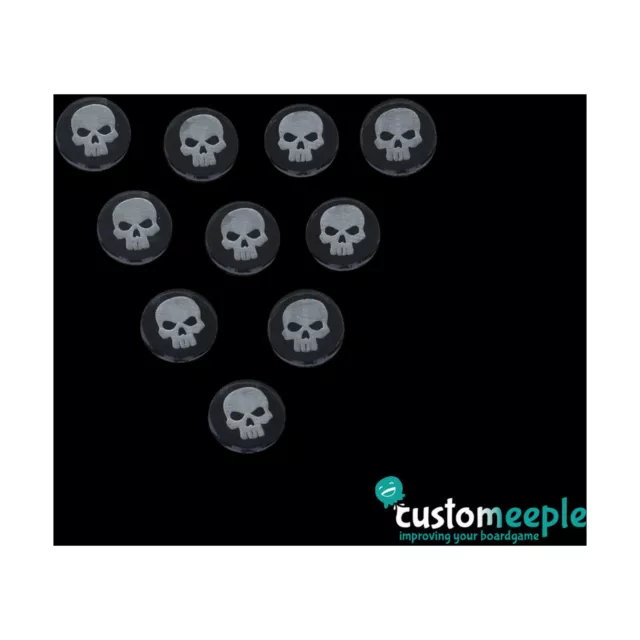 Customeeple Game Accessory Magical Power Token - Skull Pack New