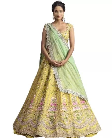 Indian Pakistani Wedding Lengha Bollywood Traditional Party Wear Lehenga Choli