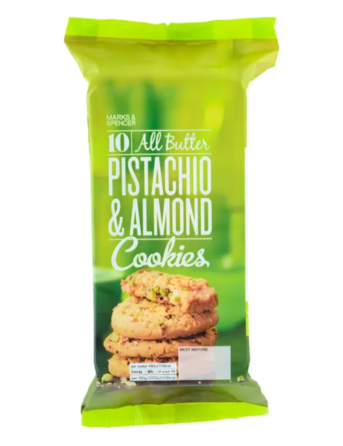 PISTACHIO & ALMOND Cookies All Butter Marks & Spencer - 2 pack $13.51 ...