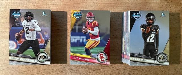 2023 Bowman University Chrome Football #1-200 | 1st Bowman & Base | You Pick!