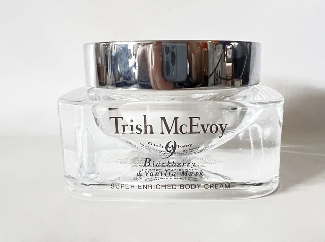 Trish McEvoy 9 Blackberry & Vanilla Musk Body Cream 3.5oz/100g NWOB