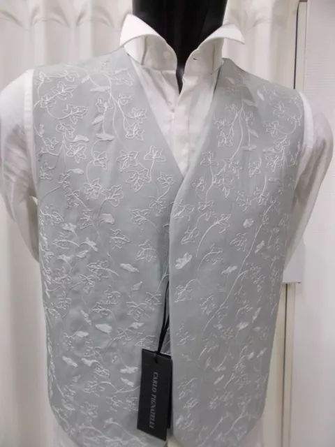 Gilet Uomo Carlo Pignatelli T50 Elegante Panciotto Cerimona Invitato Sposo Wais