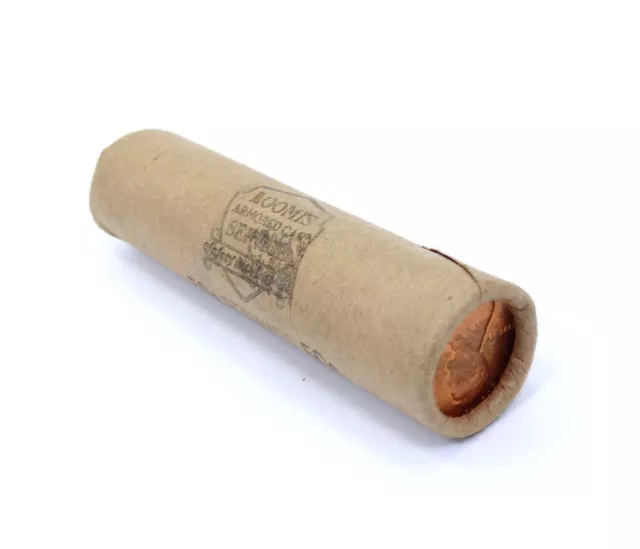 Bu Uncirculated Vtg 1963 P Penny Shotgun Roll Loomis Armored Car 50 Unc One Cent